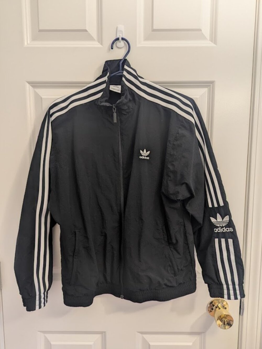 adidas Originals Adicolor Classics Lock-Up Track Jacket in black
